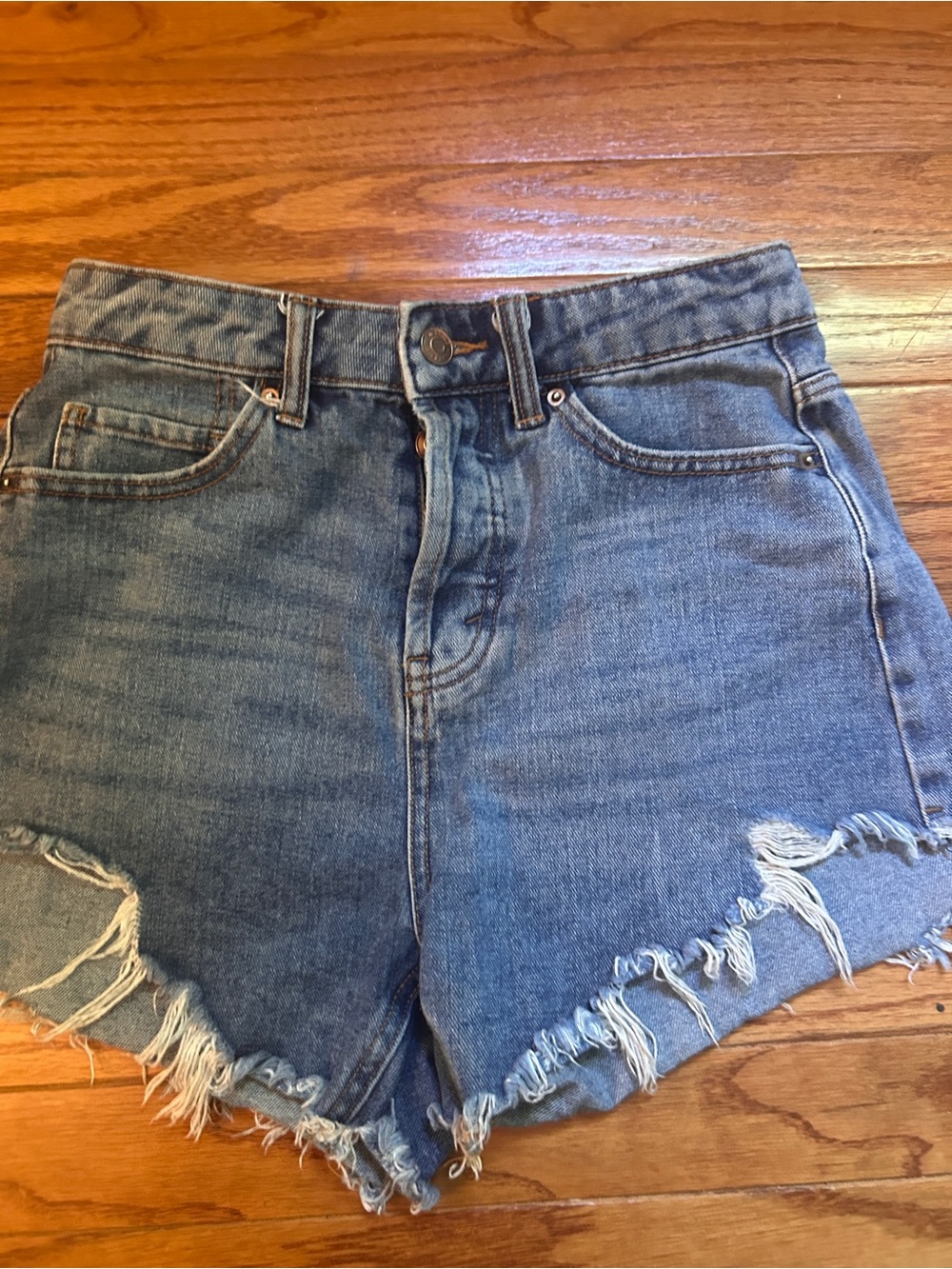 Set of 3 Wild Fable Denim Shorts - Light & Medium Blue - Picture 8 of 10